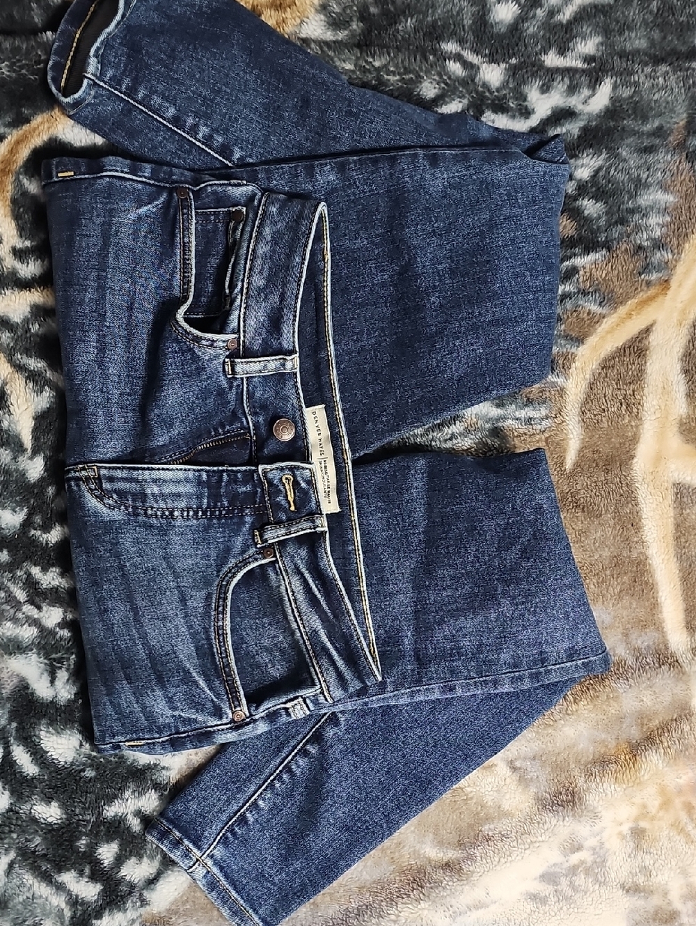 Denver Hayes Dark Blue Straight Leg Jeans